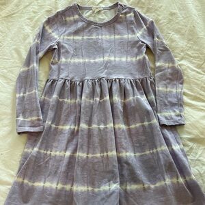 Crewcuts Purple Pleated Ruffled Maxi Sundress